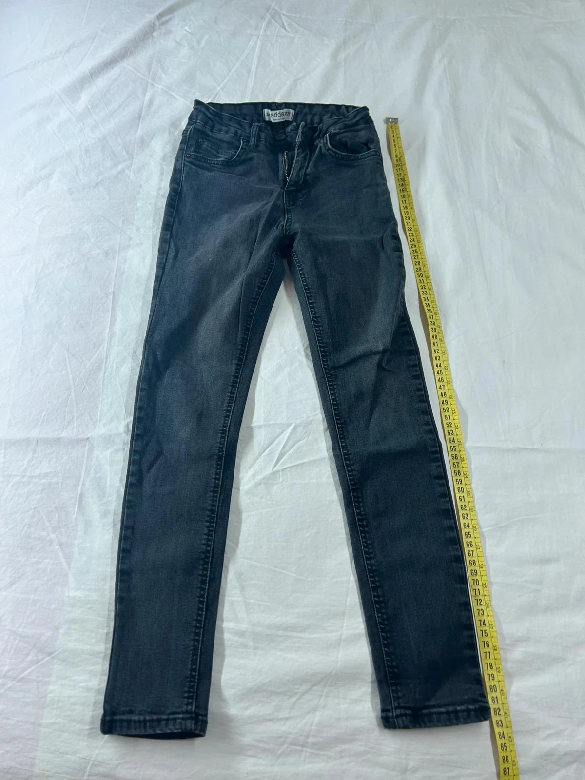Jean noir skinny taille haute addax